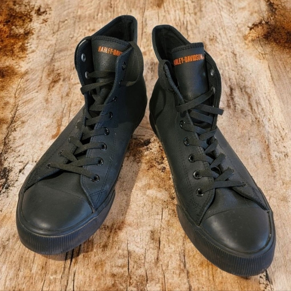 Harley-Davidson Baxter Leather Motorcycle‎ Casual High-Top Sneaker 12